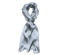 Lorenzo Cana lusso sciarpa di seta aufwaendig tessuta con sottili strisce - in Satin leichter sciarpa 100% seta 50 x 190 cm sciarpa panno