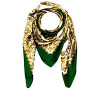 Lorenzo Cana - Lussuoso foulard da donna di seta con lavorazione a stampa, 100% seta, 100 x 100 cm, colori armoniosi