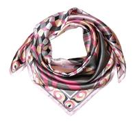 Lorenzo Cana - Lussuoso foulard da donna di seta con lavorazione a stampa, 100% seta, 90 x 90 cm, colori armoniosi, 89033