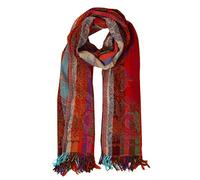 LORENZO CANA Luxus 78573 - Sciarpa in lana jacquard, da donna, 100% lana merino, multicolore
