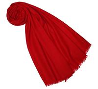 Lorenzo Cana Pashmina - Foulard da donna, 100% cashmere, in cashmere, Colore: rosso, 70 x 200 cm