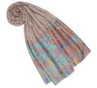Lorenzo Cana - Pashmina, sciarpa, 100% cashmere, sciarpa da donna in tessuto, multicolore, Taglia unica