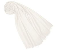 LORENZO CANA Pashmina Sciarpa da Donna 100% Cashmere, Sciarpa di Cashmere, Crema, 70 x 200 cm