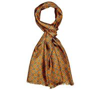 LORENZO CANA - Sciarpa - A pois - Uomo blu Gold Mittelblau