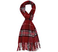 Lorenzo Cana - Sciarpa - A quadri - Uomo rosso Rot