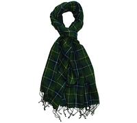 LORENZO CANA - Sciarpa - A quadri - Uomo verde Blu/verde