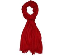 LORENZO CANA Sciarpa Italiana Pashmina 100% Cashmere Scialle 79'' x 27'' Rosso 7830511, Rosso, Taglia unica
