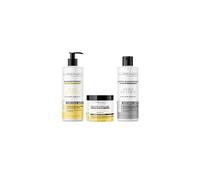 Lorenzo - CONFEZIONE COMPLETA - Shampoo, balsamo e maschera per capelli all'olio di cocco senza solfati - 3x500 ml