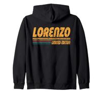 Lorenzo Nome Personalizzato Divertente Retro Vintage Compleanno Umorismo Felpa con Cappuccio