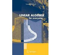 Lorenzo Robbiano Linear Algebra for Everyone (Tascabile)