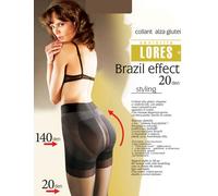 Lores Brazil Effect collant opaco modellante pantaloncini pancia tuck lift...