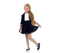 LORES Collant A Rete Per Bambini Ragazze Colori Solidi Elegante Casual Confortevole Balletto Cosplay Costume di Halloween Danza Collant Scuola di Pizzo, Natural 9/10 anni (134-140 cm)