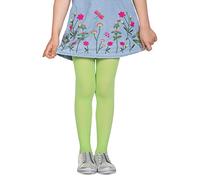 LORES - Collant da bambina con piedi, per danza classica, scuola di danza, 40 denari, coprenti, 98 cm-104 cm