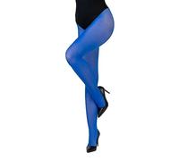 LORES Collant da donna classici opachi 40 DEN, mezza trasparenza per coscia, invisibile per la parte intima, stile elegante e da sera Concorde40, Bluette, M