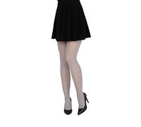 LORES Collant Donna Concorde 60 Denari Morbidi e Coprenti - Classici Opachi in Microfibra Resistente Made in Italy A Copertura Totale, Grigio S