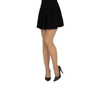 LORES Collant Donna Concorde 60 Denari Morbidi e Coprenti - Classici Opachi in Microfibra Resistente Made in Italy A Copertura Totale, Beige S