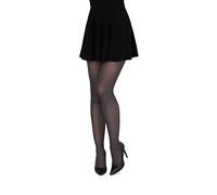 LORES Collant Donna Concorde 60 Denari Morbidi e Coprenti - Classici Opachi in Microfibra Resistente Made in Italy A Copertura Totale, Fumo XL