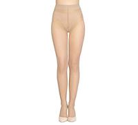 LORES Collant modellante da donna sottili e leggeri collant 20 DEN Compress Bikini Panty, Naturale, M