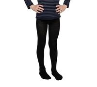 LORES Collant per bambini, caldi, morbidi, comodi, opachi, per bambini, casual, con piede a scuola, un paio di Paolo, schwarz, 110-116