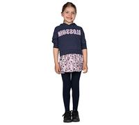 LORES Collant per ragazze in acrilico Uniforme scolastica per bambini Collant caldi Accessori con piedi spessi Danza classica, Blu Notte 9/10 anni (134/140 cm)