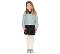 LORES Collant per ragazze in acrilico Uniforme scolastica per bambini Collant caldi Accessori con piedi spessi Danza classica, Ecru 7/8 anni (122/128 cm)