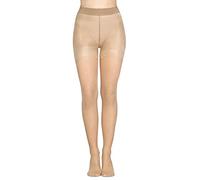 LORES Collant push up da donna brasiliano effetto controllo butt lifting collant gambe dimagranti, Visone, L