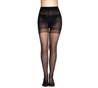LORES Collant Push up da Donna, Effetto Brasile, Controllo del Sedere, Collant Snellenti per Gambe, nero, S