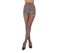 LORES Collant Snellenti Bronzo a Vita Alta con Compressione Control Top Effetto Push Up Effetto Modellante, Castoro XXL