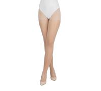 LORES Nude - Collant da donna 20 denari Classic Plain, semitrasparenti, collant naturali Trocadero, Cipria Chiaro, M