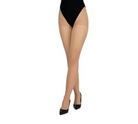 LORES Nude - Collant da donna 20 denari Classic Plain, semitrasparenti, collant naturali Trocadero, oro, XXL Große Größen