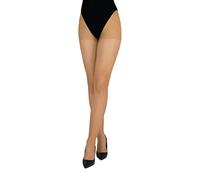 LORES Nude - Collant da donna 20 denari Classic Plain, semitrasparenti, collant naturali Trocadero, sahara, L