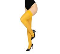 LORES Opachi 60 DEN Calze autoreggenti Alta Collant sopra il ginocchio Sexy Calze Silicone, Senape., XXL/3XL