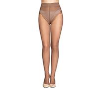 LORES Shaping Collant Donna Thin Light Collant 20 DEN Compress Bikini Panty, Daino, L