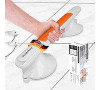 LORESJOY Maniglia Doccia Anziani, Maniglia Doccia per Bagno, MAX 120KG Maniglione Bagno per Disabili, Nessuna foratura Handy Grasp Pro - Grigio