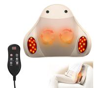 LORESJOY Massaggiante shiatsu, Massaggiatore Shiatsu, Cuscino Cervicale Massaggiante con Massaggio Profondo per Lombari Collo, Spalle e Echiena per Donne/Uomini, Auto da Ufficio a Casa