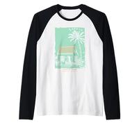 Loreto Messico Souvenir Baja California Sur Vintage Art Maglia con Maniche Raglan