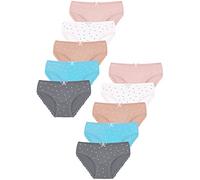 LOREZA ® 10 Slip in Cotone per Ragazze (152-158 (12-13 Anni), Set di 10) M-41114