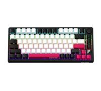 TASTIERE LORGAR KBP7075W, QWERTY, USB-C, Bianco/Nero/Rosso/Viola