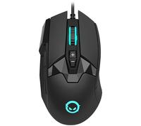 LORGAR Stricter 579 Gaming Mouse, Illuminazione RGB, 9 Pulsanti Programmabili, Sensore Pixart PMW3336, 12.000 DPI, 50M Clicks, Interruttori Regolabili