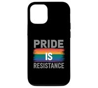 L'orgoglio è la resistenza messaggio arcobaleno Custodia per iPhone 12/12 Pro