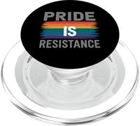 L'orgoglio è la resistenza messaggio arcobaleno PopSockets PopGrip per MagSafe