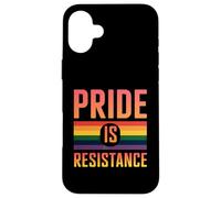 L'orgoglio è resistenza Empowerment Uguaglianza Libertà Custodia per iPhone 16 Plus