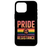 L'orgoglio è resistenza Empowerment Uguaglianza Libertà Custodia per iPhone 16 Pro Max