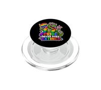 L'orgoglio non va mai estinto T-Rex Gay-saurus PopSockets PopGrip per MagSafe