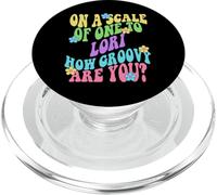 LORI Cute Retro Girls Groovy LORI Personalized Name PopSockets PopGrip per MagSafe