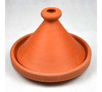 L'ORIENT Tajine marocchina, pentola in terracotta Ø 30 cm, non smaltata, per 4-5 persone, originale dal Marocco, pentola Tajine