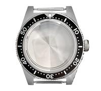 LORIER Cassa dell'orologio in acciaio inossidabile 41 mm, dotata di movimento automatico NH35/NH36, anello in alluminio, cassa dell'orologio in vetro zaffiro, Misura unica, agata