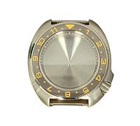 LORIER Cassa Dell'Orologio In Acciaio Inox 41 Mm Assemblea NH35 Movimento Anello In Acciaio Vetro Minerale Impermeabile 5ATM Grigio Ombra Interno Cassa Dell'orologio, 6, misura unica