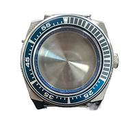 LORIER Cassa Dell'orologio Stile Samurai per NH35/NH36 4R35 Movimento di Cristallo di Zaffiro Accessori Della Vigilanza Parti di Guarda caso, A1, misura unica