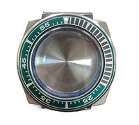 LORIER Cassa Dell'orologio Stile Samurai per NH35/NH36 4R35 Movimento di Cristallo di Zaffiro Accessori Della Vigilanza Parti di Guarda caso, A5, misura unica